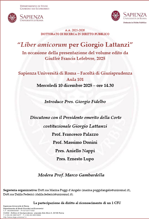 Liber amicorum per Giorgio Lattanzi